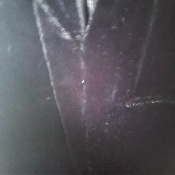 Blank NYC Black faux fur trench coat - Picture 5 of 6